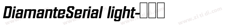 DiamanteSerial light字体转换